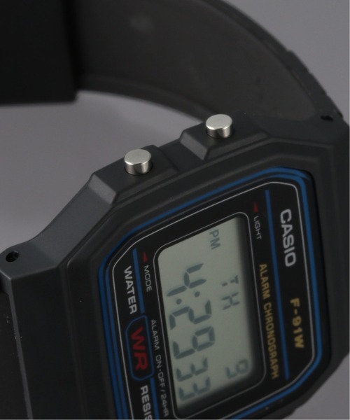 CASIO（カシオ）の「【CASIO Collection/カシオ コレクション】F-91W-1JH（アナログ腕時計・メンズ・ブラック・FREE）」の4枚目の写真