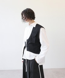 minsobi | 「プレミアムエディション」 ユニセックス  アシンメトリーベスト(ベスト)