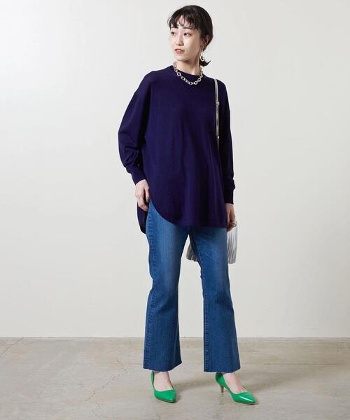 SACRA サクラ ラウンドヘム ニット SACRA（サクラ）の「＜SACRA（サクラ）＞ラウンドヘム ニット
