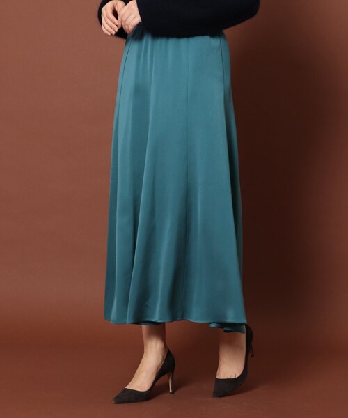 DRESSTERIOR（ドレステリア）の「◆【otonaMUSE11月号掲載】フィブリルナローフレアスカート（スカート・レディース・ブラック/グリーン/アイボリー/ベージュ・34/36/38/40）」の15枚目の写真