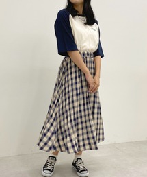 チェックプリーツスカート【ZOZOTOWN限定アイテム】