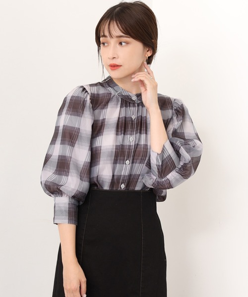 one after another NICE CLAUP(ワンアフターアナザーナイスクラップ)の「2Wayボウタイブラウス(シャツ/ブラウス・レディース・ブラック/ベージュ/アイボリー/ブラック系その他・FREE)」の21枚目の写真