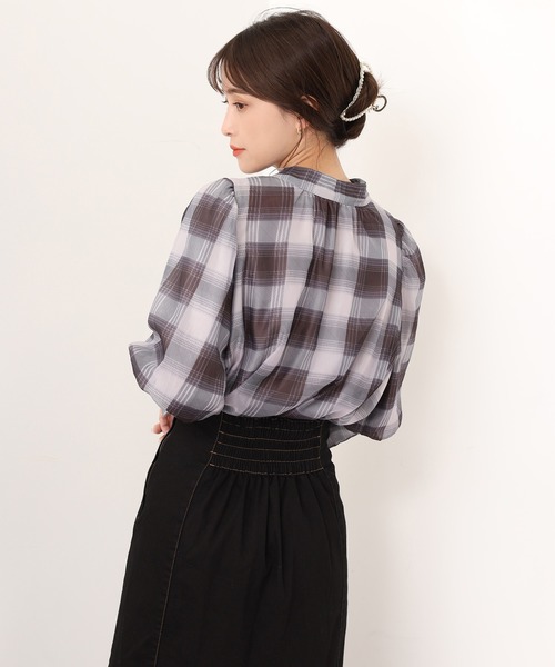 one after another NICE CLAUP(ワンアフターアナザーナイスクラップ)の「2Wayボウタイブラウス(シャツ/ブラウス・レディース・ブラック/ベージュ/アイボリー/ブラック系その他・FREE)」の13枚目の写真
