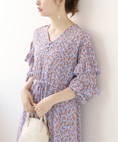 Works ワンピース ドレス ワンピース フリルスリーブワンピース ワンピース Simplicite シンプリシテェ のファッション Works ワンピース ドレス ワンピース フリルスリーブワンピース ワンピース Simplicite シンプリシテェ のファッション