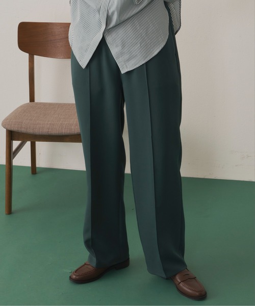 Aunt Marie's（アントマリーズ）の「センタープリーツイージーパンツ / 低身長向けＳサイズ有（その他パンツ・レディース・アイボリー/ブラウン/グリーン/カーキ・FREE/S）」の21枚目の写真