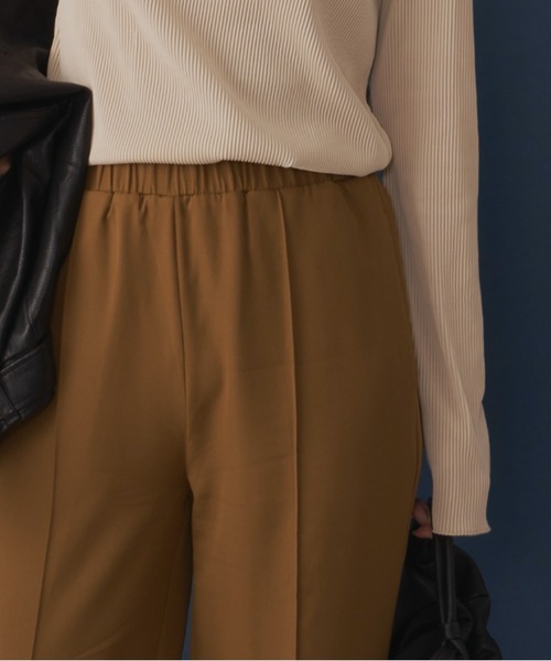 Aunt Marie's（アントマリーズ）の「センタープリーツイージーパンツ / 低身長向けＳサイズ有（その他パンツ・レディース・アイボリー/ブラウン/グリーン/カーキ・FREE/S）」の10枚目の写真