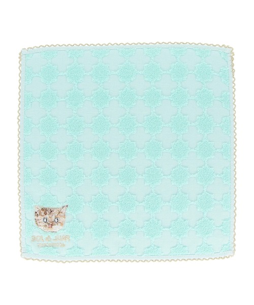 PAUL&JOE（ポールアンドジョー）の「ハンカチ/S/ヌネット/ポール＆ジョー（ハンカチ/ハンドタオル・レディース・ピンク/アイボリー/グリーン系その他・FREE）」の7枚目の写真