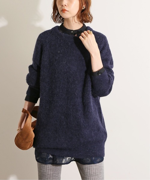 セール】IENA LA BOUCLE BabyAlpaka混 畦プルオーバー◇（ニット