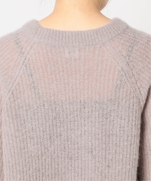 IENA LA BOUCLE(イエナラブークル)の「IENA LA BOUCLE BabyAlpaka混 畦プルオーバー◆(ニット/セーター・レディース・ライトグレー/ネイビー/グレー/グリーン・FREE)」の12枚目の写真