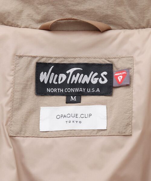 OPAQUE.CLIP(オペークドットクリップ)の「◆【別注】STD WILDTHINGS (ワイルドシングス)BIG HAPPY JACKET ビッグハッピージャケット【UNISEX】(その他アウター・レディース・ブラック/ライトベージュ・02/03)」の19枚目の写真