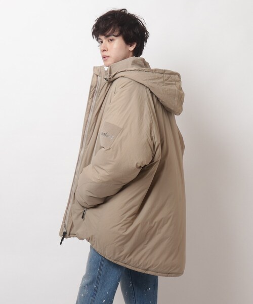 OPAQUE.CLIP(オペークドットクリップ)の「◆【別注】STD WILDTHINGS (ワイルドシングス)BIG HAPPY JACKET ビッグハッピージャケット【UNISEX】(その他アウター・レディース・ブラック/ライトベージュ・02/03)」の3枚目の写真