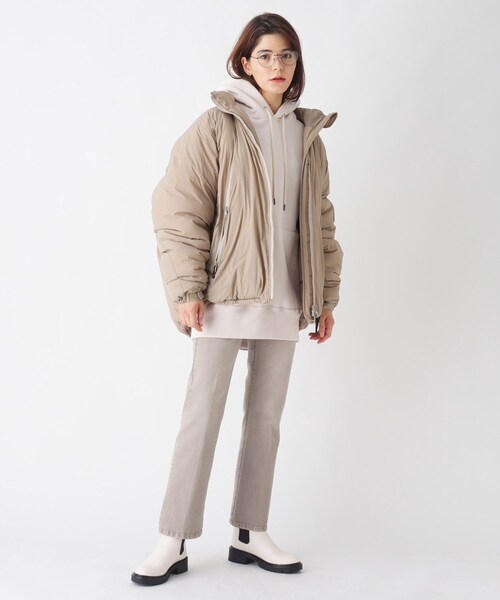 OPAQUE.CLIP(オペークドットクリップ)の「◆【別注】STD WILDTHINGS (ワイルドシングス)BIG HAPPY JACKET ビッグハッピージャケット【UNISEX】(その他アウター・レディース・ブラック/ライトベージュ・02/03)」の17枚目の写真