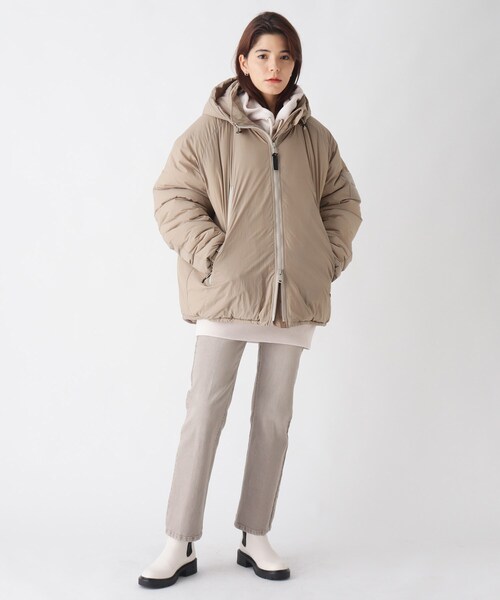 OPAQUE.CLIP(オペークドットクリップ)の「◆【別注】STD WILDTHINGS (ワイルドシングス)BIG HAPPY JACKET ビッグハッピージャケット【UNISEX】(その他アウター・レディース・ブラック/ライトベージュ・02/03)」の8枚目の写真