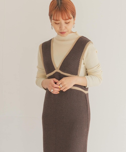 パイピングニットワンピース ワンピース Items Items Urbanresearch アイテムズ ワンピース アーバンリサーチ のファッション