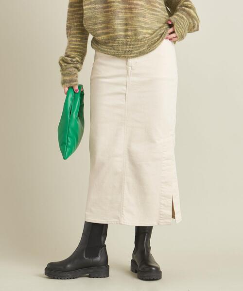 THE SHINZONE（ザ　シンゾーン）の「【別注】＜Shinzone＞TOWN デニムスカート ∴（デニムスカート・レディース・オフホワイト・S/M）」の5枚目の写真