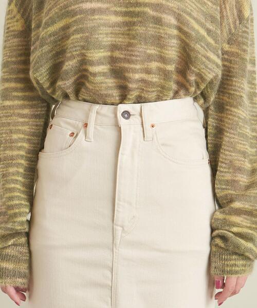 THE SHINZONE（ザ　シンゾーン）の「【別注】＜Shinzone＞TOWN デニムスカート ∴（デニムスカート・レディース・オフホワイト・S/M）」の12枚目の写真