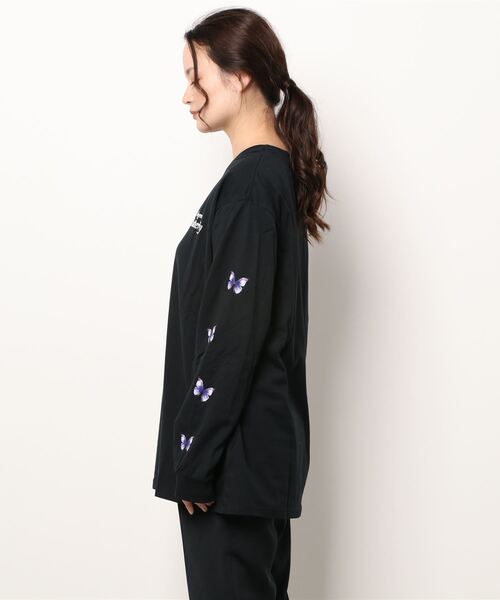 ANDGEEBEE(アンジービー)の「UNISEX バタフライロンT(Tシャツ/カットソー・レディース・ブラック/ホワイト・MEDIUM)」の20枚目の写真