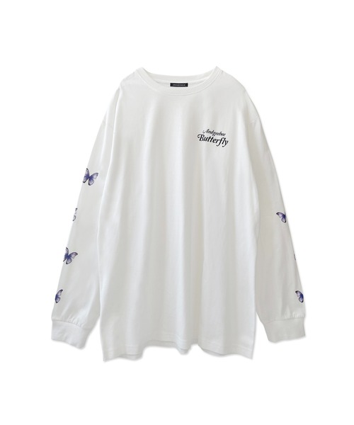 ANDGEEBEE(アンジービー)の「UNISEX バタフライロンT(Tシャツ/カットソー・レディース・ブラック/ホワイト・MEDIUM)」の10枚目の写真