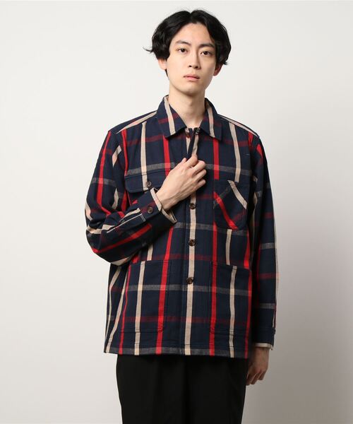 HOUSTON UK CHECK RAISED COVERALL エジンバラ ロイヤルスタッフォード