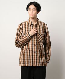 【HOUSTON】UK CHECK RAISED COVERALL