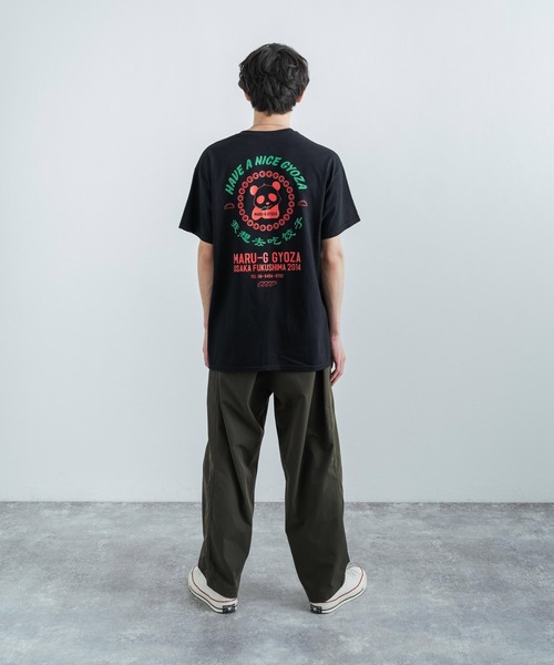 マルジー餃子 Rocky Monroe 別注 バックプリントマルg半袖tシャツ
