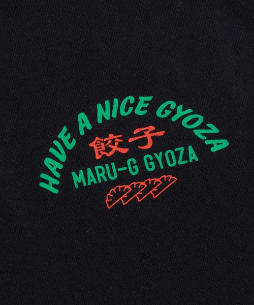マルジー餃子 Rocky Monroe 別注 バックプリントマルg半袖tシャツ