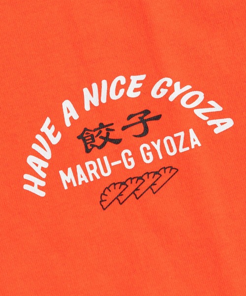 マルジー餃子 Rocky Monroe 別注 バックプリントマルg半袖tシャツ