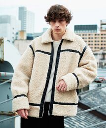 tk.TAKEO KIKUCHI | B-3カーリーボアブルゾン(ブルゾン)