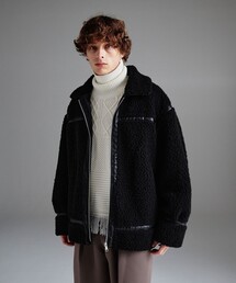 tk.TAKEO KIKUCHI | B-3カーリーボアブルゾン(ブルゾン)