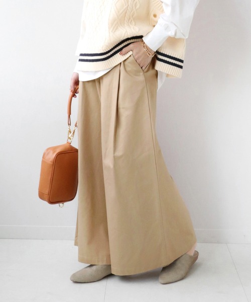 ハイウエストガウチョパンツ