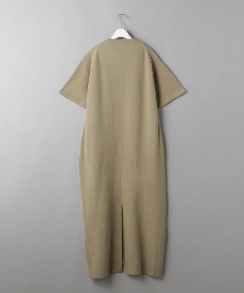 AURALEE（オーラリー）の「＜AURALEE＞フェルテッド ショートスリーブ ワンピース Ψ（ワンピース・レディース・オリーブ・0）」の2枚目の写真