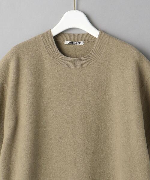AURALEE（オーラリー）の「＜AURALEE＞フェルテッド ショートスリーブ ワンピース Ψ（ワンピース・レディース・オリーブ・0）」の3枚目の写真