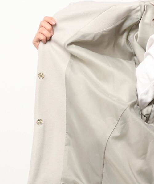 Banner Barrett(バナーバレット)の「ウールライクショートフーディー(その他アウター・レディース・モカ/ネイビー/ベージュ・38)」の6枚目の写真