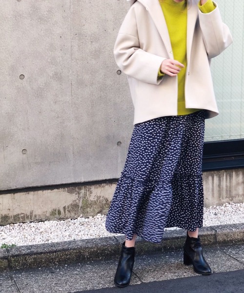 Banner Barrett(バナーバレット)の「ウールライクショートフーディー(その他アウター・レディース・モカ/ネイビー/ベージュ・38)」の20枚目の写真