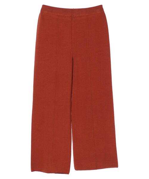 CRAFT STANDARD BOUTIQUE(クラフトスタンダードブティック)の「ミラノリブフレアパンツ *(その他パンツ・レディース・ブラック/キャメル/グレイッシュベージュ/テラコッタ・M/L)」の20枚目の写真
