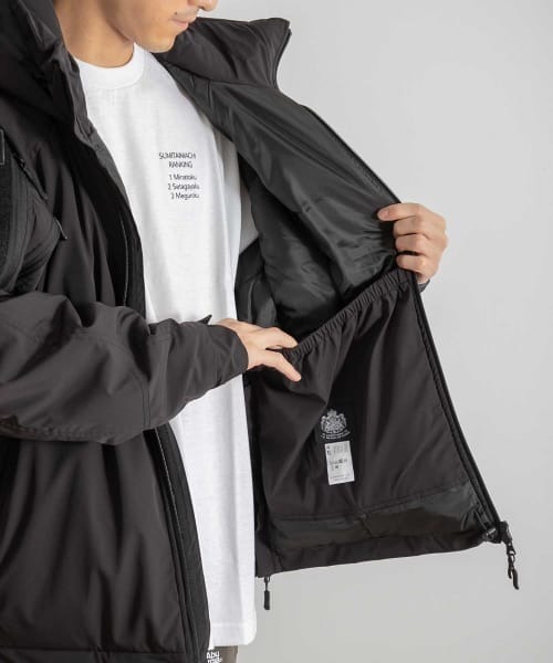 ABU GARCIA(アブ・ガルシア)の「Abu Garcia x is-ness CLOUD PADDING JACKET(ダウンベスト・メンズ・ブラック/オリーブ・X-LARGE/MEDIUM/LARGE)」の16枚目の写真