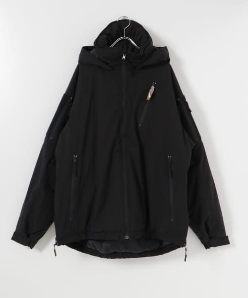 ABU GARCIA(アブ・ガルシア)の「Abu Garcia x is-ness CLOUD PADDING JACKET(ダウンベスト・メンズ・ブラック/オリーブ・X-LARGE/MEDIUM/LARGE)」の22枚目の写真