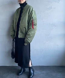 Alpha Industries（アルファインダストリーズ）の「[ALPHA/アルファ] MA-1 ナイロンミリタリージャケット（MA-1・メンズ）」