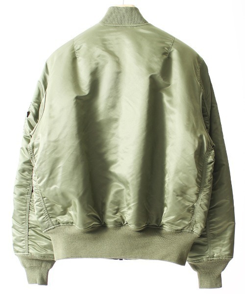 ※ALPHA（アルファ）の「[ALPHA/アルファ] MA-1 ナイロンミリタリージャケット（MA-1・レディース・オリーブ/ブラック・M/L）」の21枚目の写真