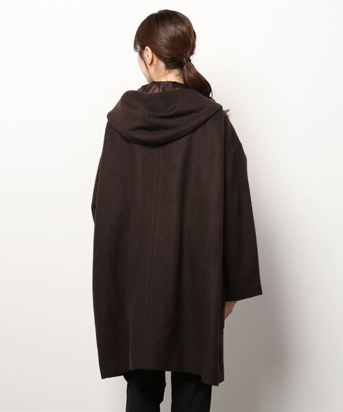 BASISBROEK（バシスブルック）の「[ BASISBROEK ] CIRCUS メルトンウールミドルパーカー（その他アウター・レディース・ブラック/ブラウン/オリーブ/ベージュ・1）」の7枚目の写真