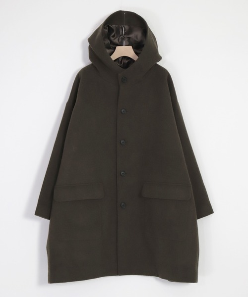 BASISBROEK（バシスブルック）の「[ BASISBROEK ] CIRCUS メルトンウールミドルパーカー（その他アウター・レディース・ブラック/ブラウン/オリーブ/ベージュ・1）」の4枚目の写真