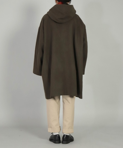 BASISBROEK（バシスブルック）の「[ BASISBROEK ] CIRCUS メルトンウールミドルパーカー（その他アウター・レディース・ブラック/ブラウン/オリーブ/ベージュ・1）」の13枚目の写真
