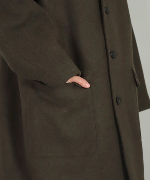 BASISBROEK（バシスブルック）の「[ BASISBROEK ] CIRCUS メルトンウールミドルパーカー（その他アウター・レディース・ブラック/ブラウン/オリーブ/ベージュ・1）」の17枚目の写真