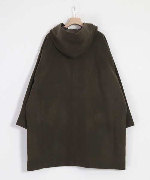 BASISBROEK（バシスブルック）の「[ BASISBROEK ] CIRCUS メルトンウールミドルパーカー（その他アウター・レディース・ブラック/ブラウン/オリーブ/ベージュ・1）」の8枚目の写真