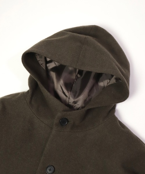 BASISBROEK（バシスブルック）の「[ BASISBROEK ] CIRCUS メルトンウールミドルパーカー（その他アウター・レディース・ブラック/ブラウン/オリーブ/ベージュ・1）」の19枚目の写真