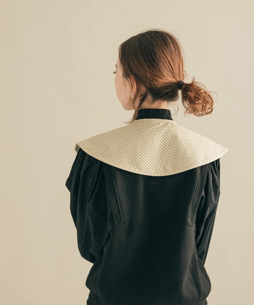 Risley リズレー　パンチングフェイクレザー美品⭐︎ 楽天市場】リズレー RISLEY フェイクレザーパンチングジャケット