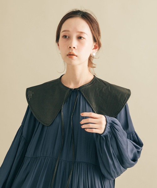 Risley リズレー　パンチングフェイクレザー美品⭐︎ 楽天市場】リズレー RISLEY フェイクレザーパンチングジャケット