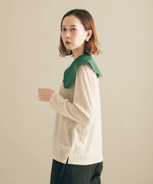 SMELLY（スメリー）の「フェイクレザーパンチングツケエリ（付け