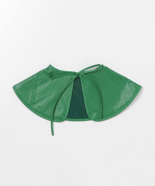 SMELLY（スメリー）の「フェイクレザーパンチングツケエリ（その他小物・レディース・ブラック/グリーン/アイボリー・-）」の14枚目の写真