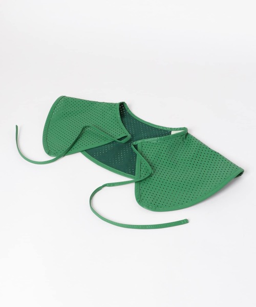 SMELLY（スメリー）の「フェイクレザーパンチングツケエリ（その他小物・レディース・ブラック/グリーン/アイボリー・-）」の7枚目の写真